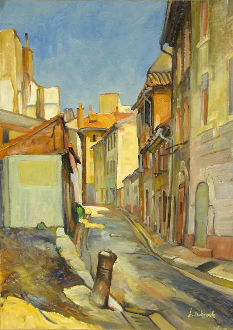 Le vieux Toulon 6 Huile sur toile 92 cm x 65 cm