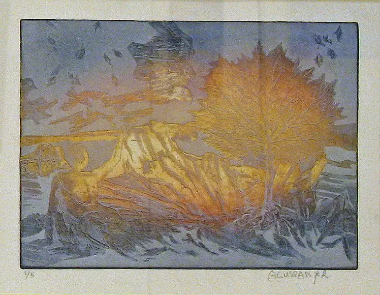 9 - Songe Aquatinte et eau forte 39 cm x 47 cm