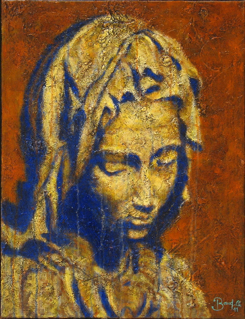 3 - Pieta tude 2 Acrylique sur toile 65 cm x 50 cm