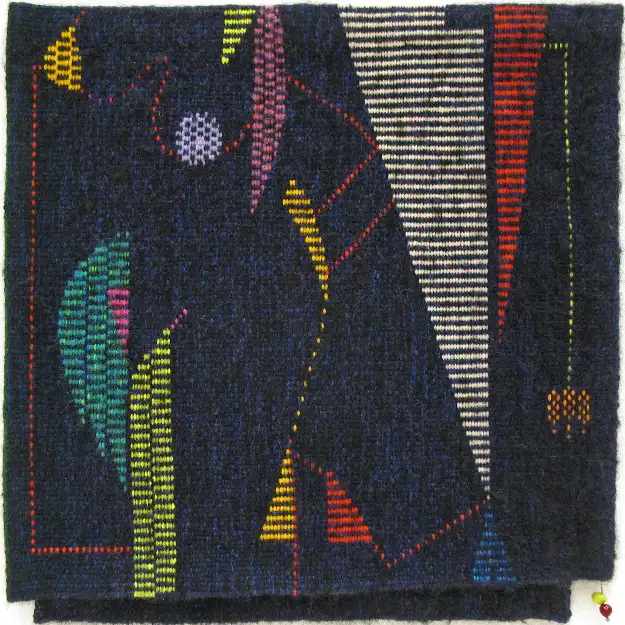 3 - Fat is beautiful too! Tapisserie de haute lisse 58 cm x 58 cm