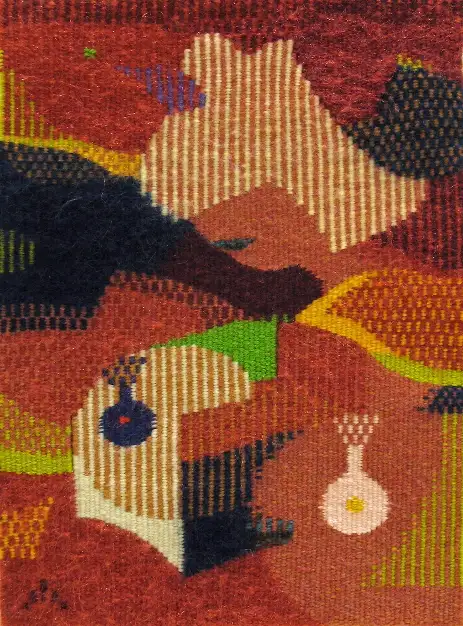 4 - La liseuse Tapisserie de haute lisse 50 cm x 37 cm