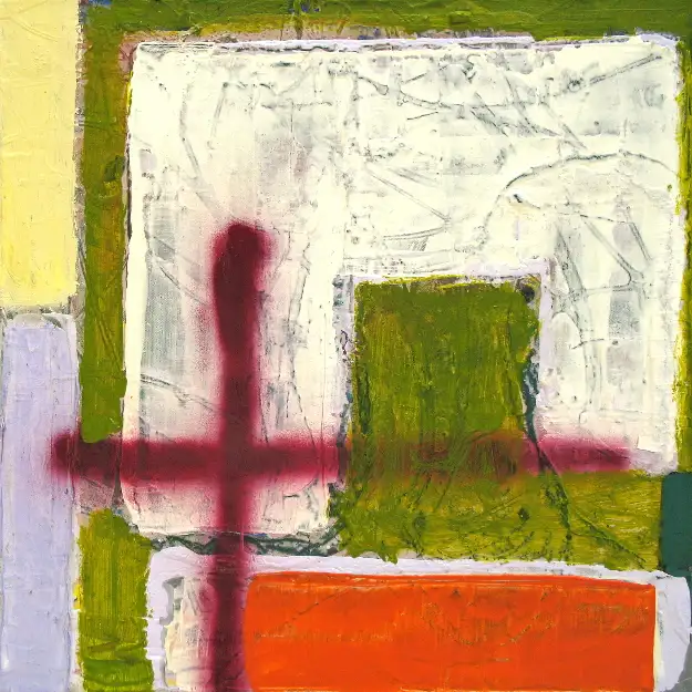 15- Sans titre 15 technique mixte sur toile 50 cm x 50 cm