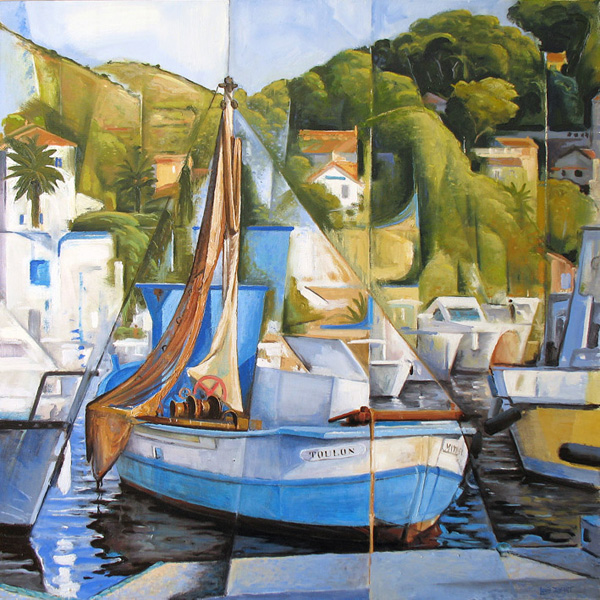 5- Hommage au Mathieu 2 Huile sur toile 80 cm x 80 cm