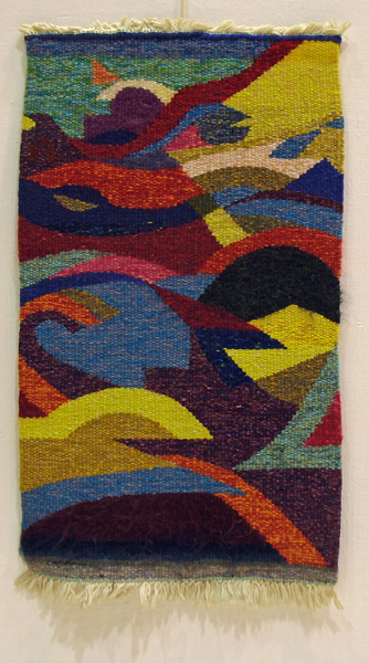 4- La nuit de Saint Jean Tapisserie de haute lisse 78 cm x 47 cm