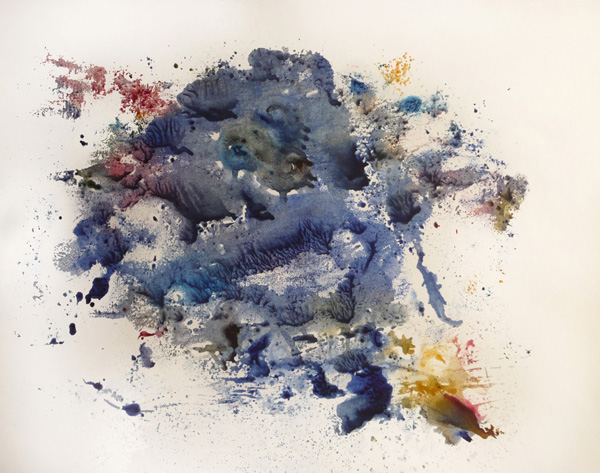 15- Encre sur encre Monotype 370 mm x 470 mm