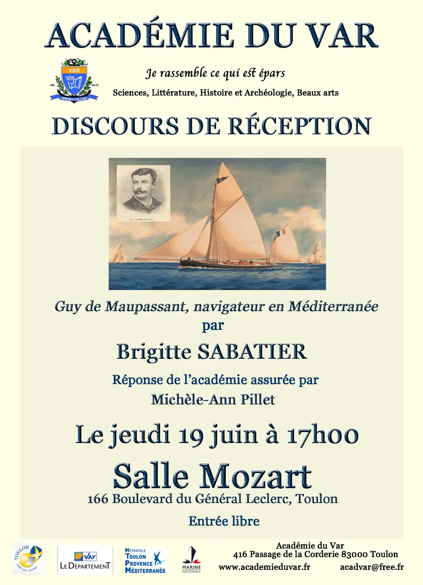 Discours de réception de Brigitte Sabatier.