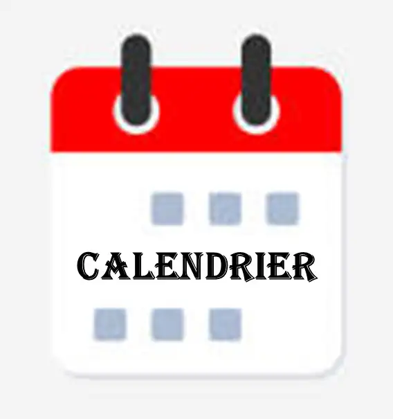 Calendrier des s�ances de septembre 2026 � juin 2027.