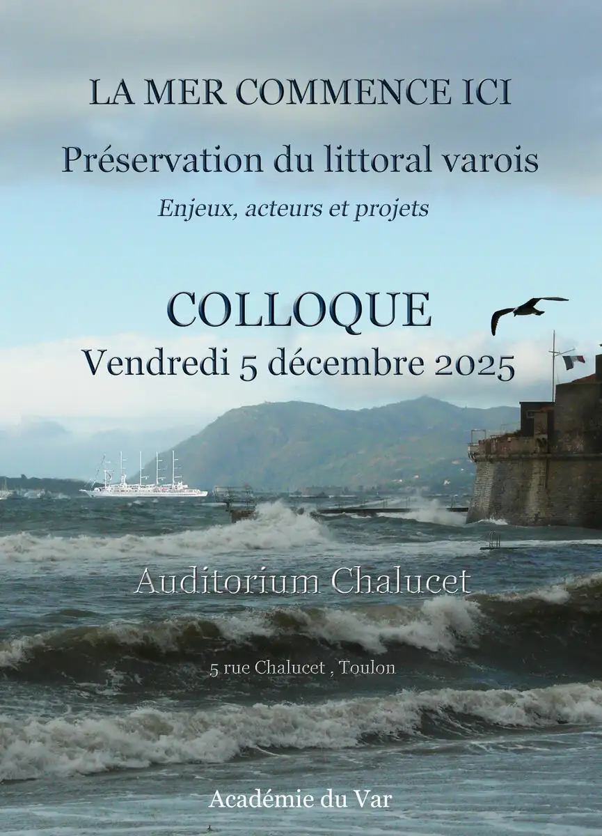 Colloque annuel de l'acadmie. Auditorium de la Mdiathque Chalucet. Vendredi 5 dcembre. 09h00 - 18h00.