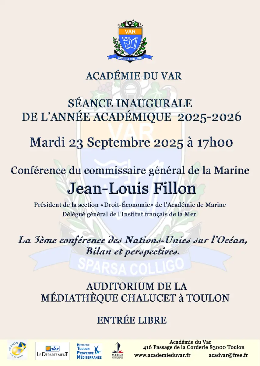 Sance inaugurale 2025-2026