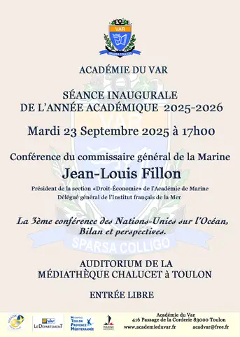 Sance inaugurale 2025-2026