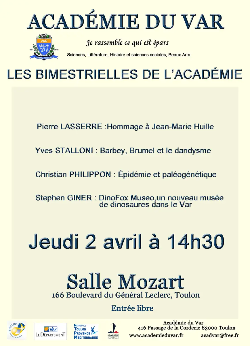 S�ance bimestrielle du 2 avril 2026.