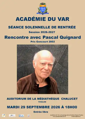S�ance solennelle de rentr�e. 